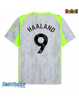 Manchester City Erling Haaland #9 Tricou Fotbal Replică 2025-26 Barbati Treilea